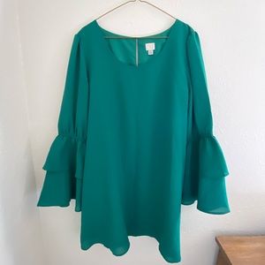 Green Boho Dress
